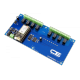 8-Channel 1-Amp SPDT Signal Relay Shield with IoT Interface